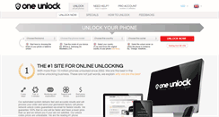 Desktop Screenshot of oneunlock.com